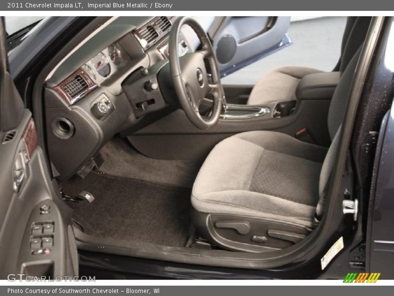 Imperial Blue Metallic / Ebony 2011 Chevrolet Impala LT