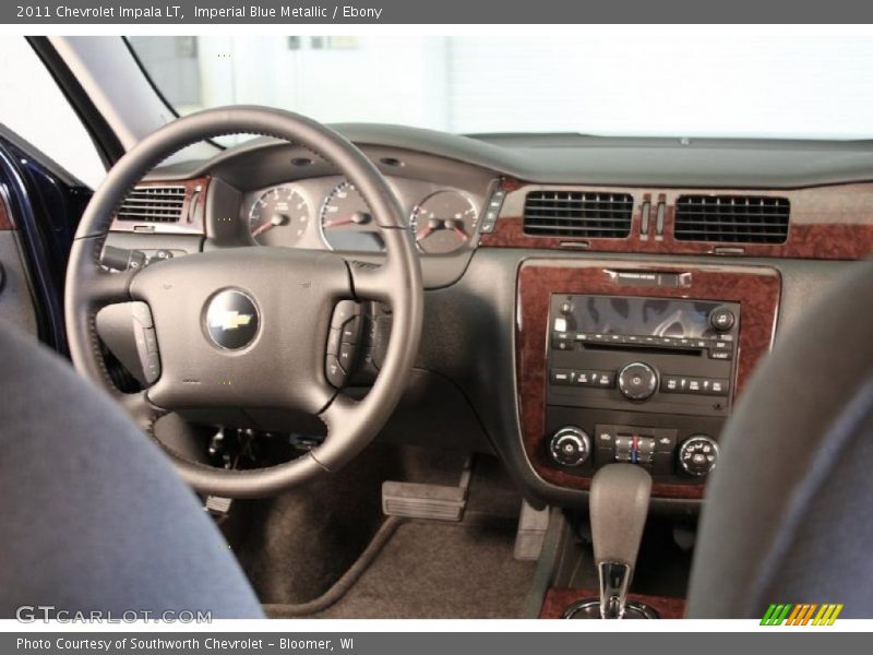 Imperial Blue Metallic / Ebony 2011 Chevrolet Impala LT