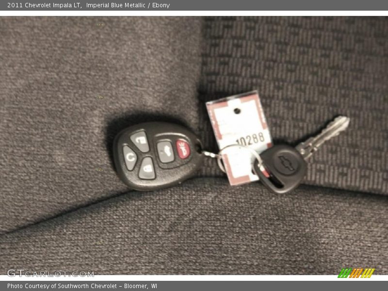 Imperial Blue Metallic / Ebony 2011 Chevrolet Impala LT