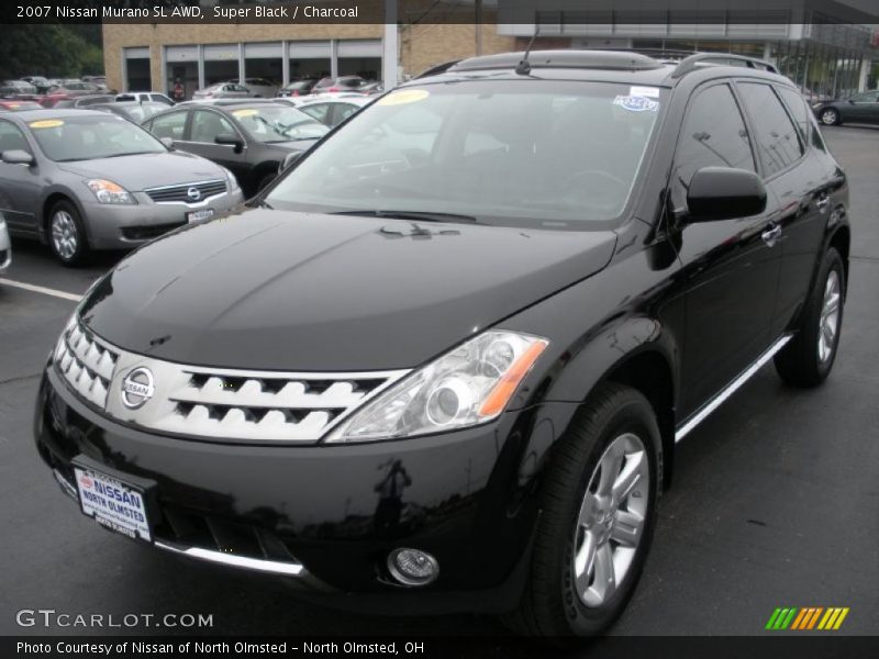 Super Black / Charcoal 2007 Nissan Murano SL AWD