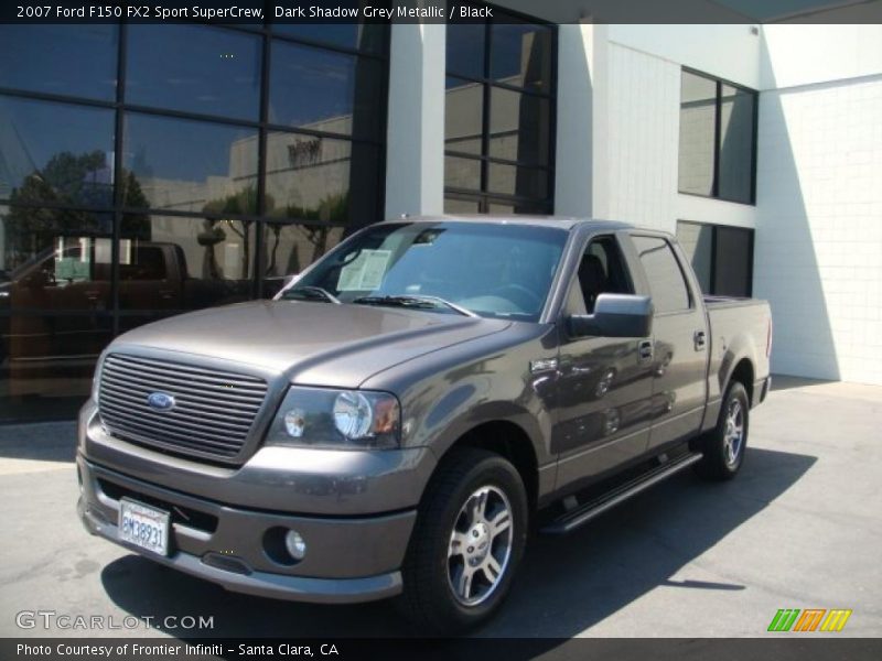 Dark Shadow Grey Metallic / Black 2007 Ford F150 FX2 Sport SuperCrew