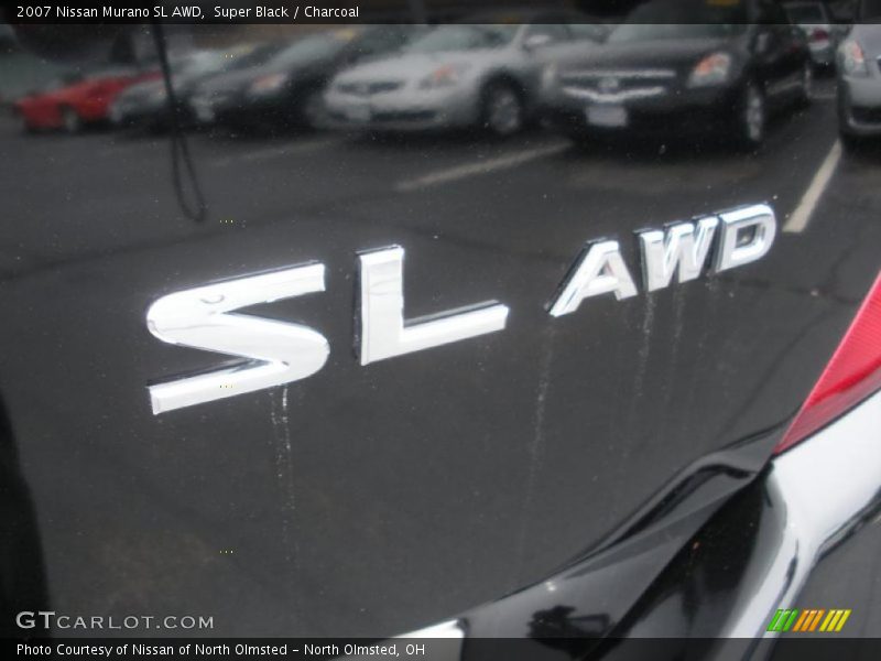 Super Black / Charcoal 2007 Nissan Murano SL AWD