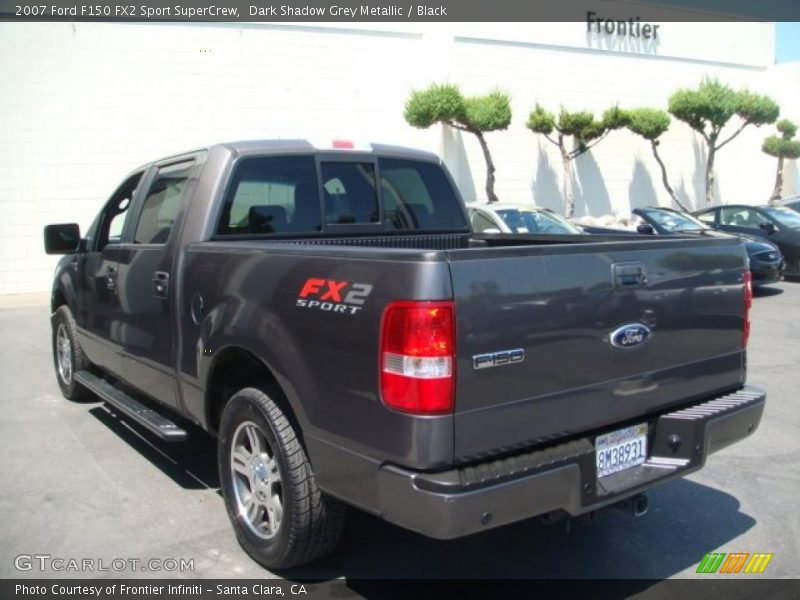 Dark Shadow Grey Metallic / Black 2007 Ford F150 FX2 Sport SuperCrew