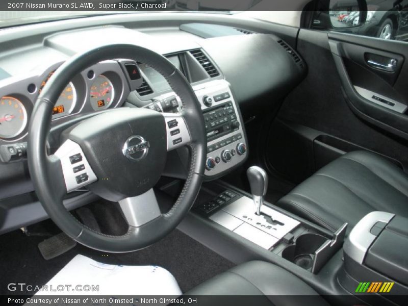 Super Black / Charcoal 2007 Nissan Murano SL AWD
