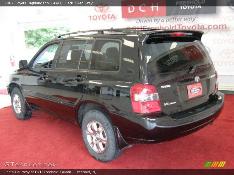 Black / Ash Gray 2007 Toyota Highlander V6 4WD