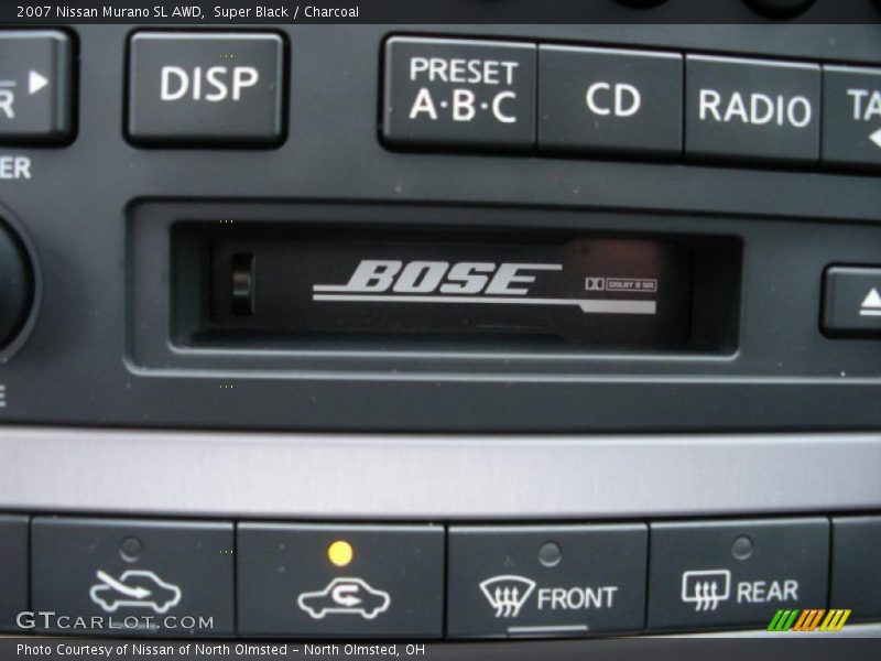 Super Black / Charcoal 2007 Nissan Murano SL AWD