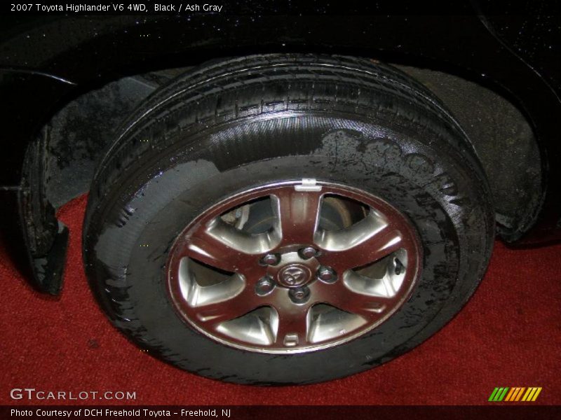 Black / Ash Gray 2007 Toyota Highlander V6 4WD