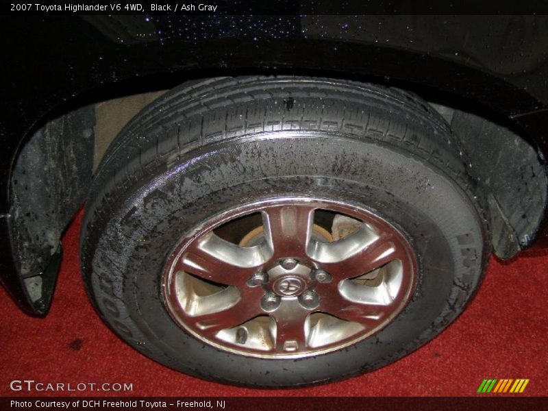 Black / Ash Gray 2007 Toyota Highlander V6 4WD