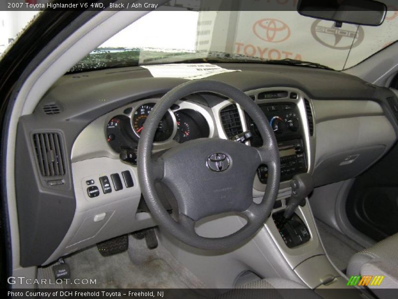 Black / Ash Gray 2007 Toyota Highlander V6 4WD