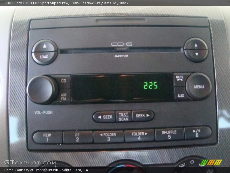 Dark Shadow Grey Metallic / Black 2007 Ford F150 FX2 Sport SuperCrew