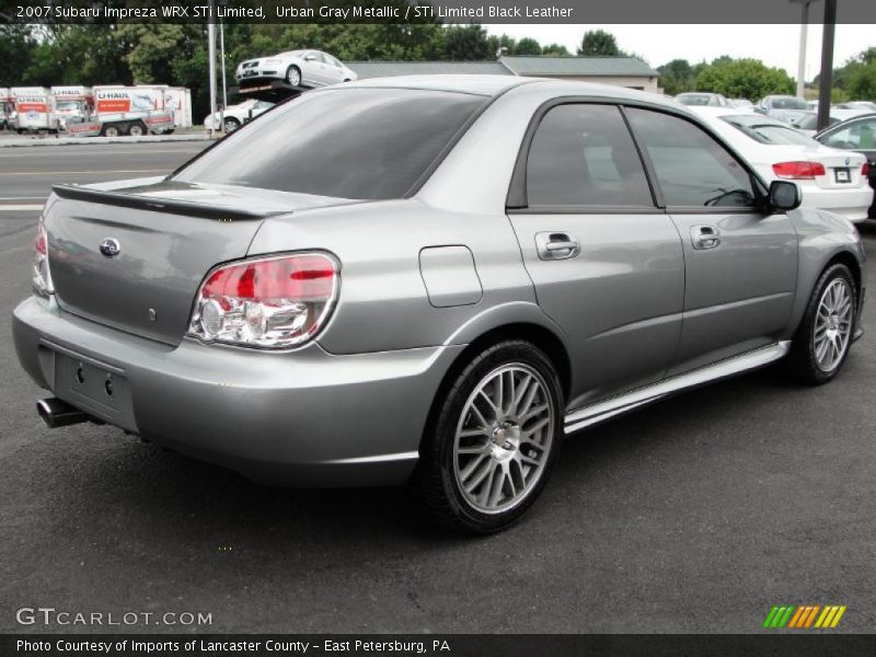 Urban Gray Metallic / STi Limited Black Leather 2007 Subaru Impreza WRX STi Limited