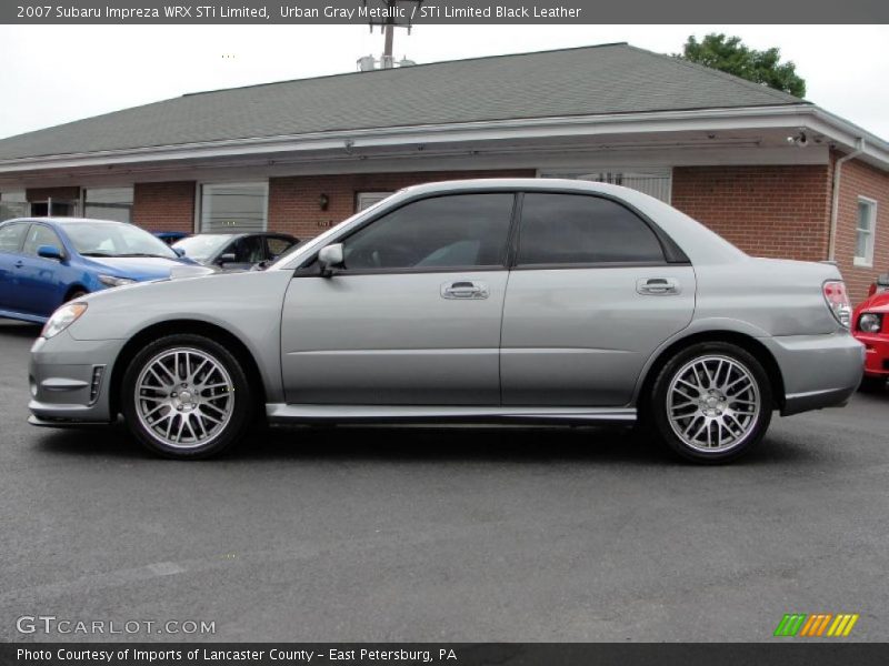 Urban Gray Metallic / STi Limited Black Leather 2007 Subaru Impreza WRX STi Limited