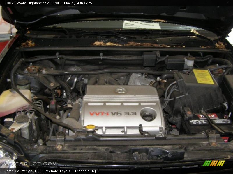 Black / Ash Gray 2007 Toyota Highlander V6 4WD