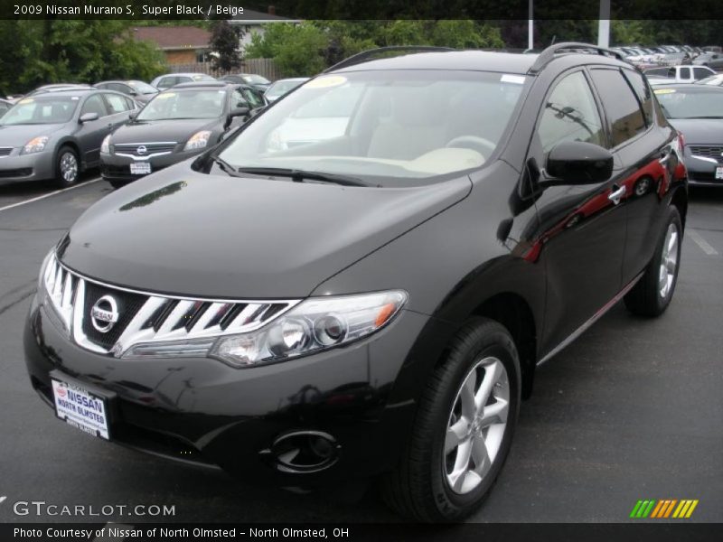 Super Black / Beige 2009 Nissan Murano S