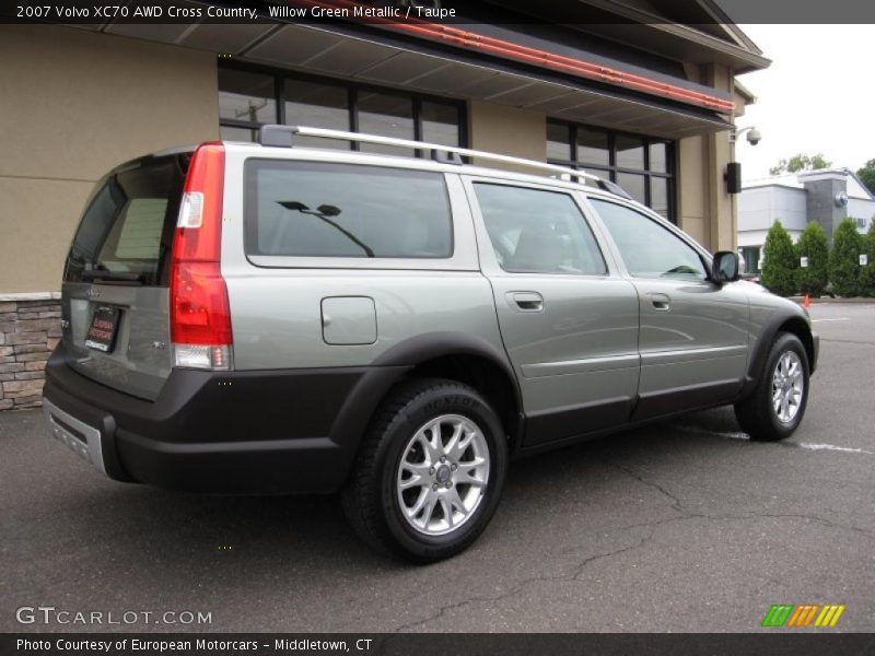 Willow Green Metallic / Taupe 2007 Volvo XC70 AWD Cross Country