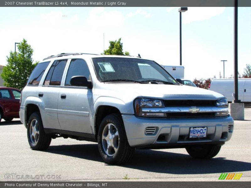 Moondust Metallic / Light Gray 2007 Chevrolet TrailBlazer LS 4x4