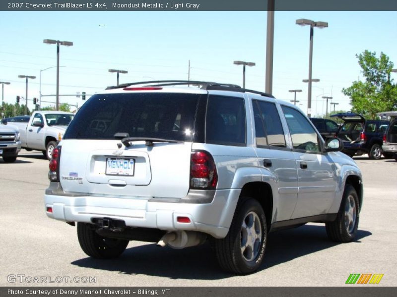 Moondust Metallic / Light Gray 2007 Chevrolet TrailBlazer LS 4x4