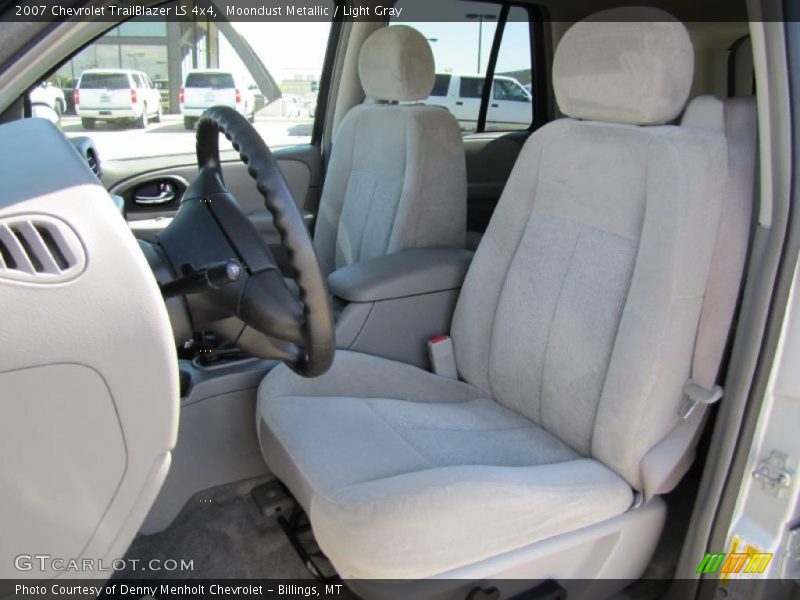Moondust Metallic / Light Gray 2007 Chevrolet TrailBlazer LS 4x4