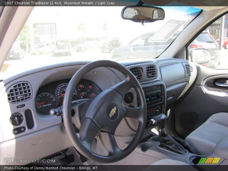 Moondust Metallic / Light Gray 2007 Chevrolet TrailBlazer LS 4x4