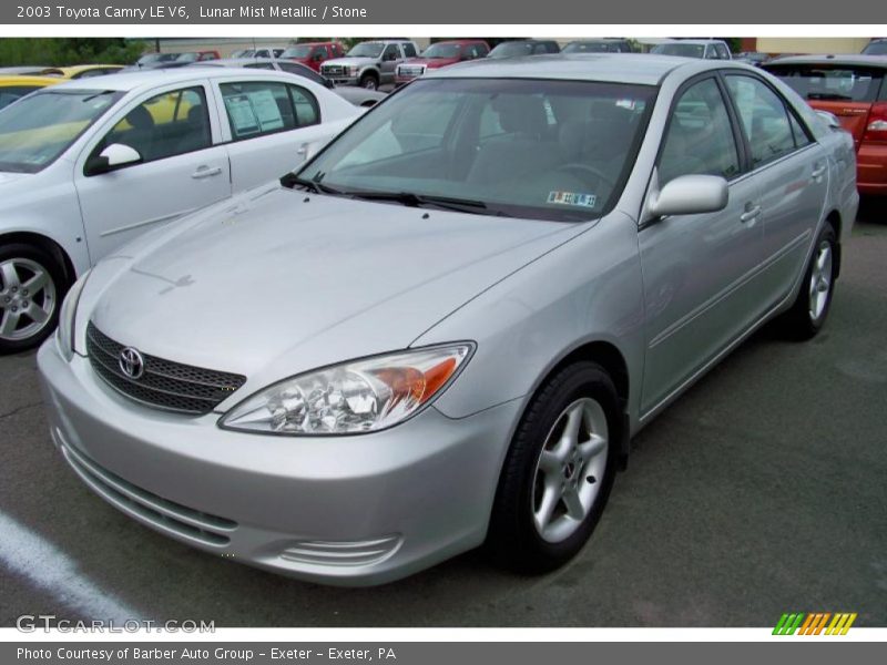 Lunar Mist Metallic / Stone 2003 Toyota Camry LE V6