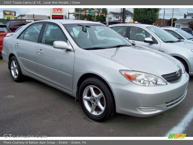 Lunar Mist Metallic / Stone 2003 Toyota Camry LE V6