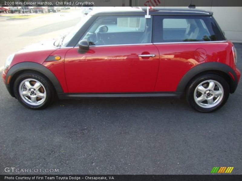Chili Red / Grey/Black 2008 Mini Cooper Hardtop
