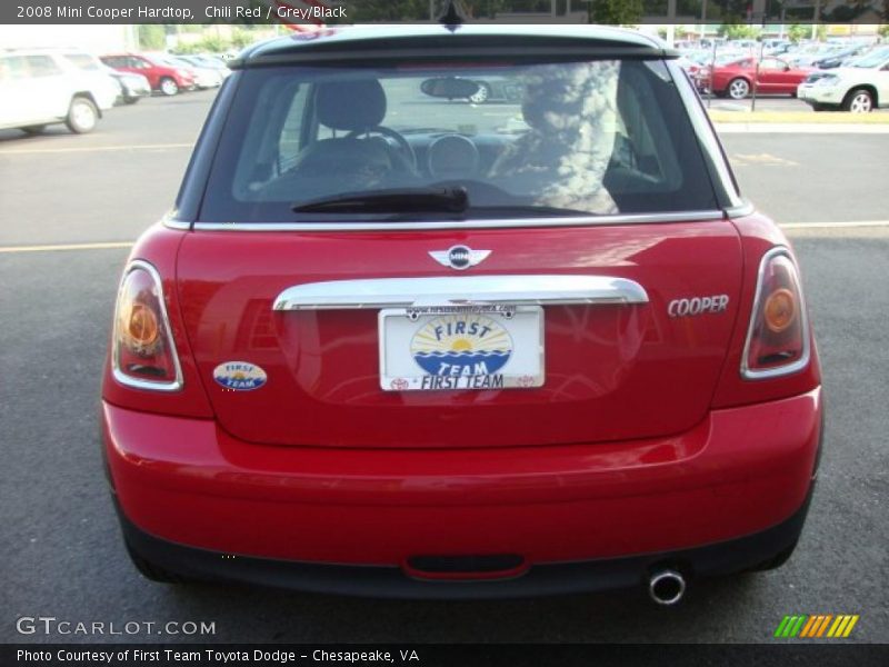 Chili Red / Grey/Black 2008 Mini Cooper Hardtop