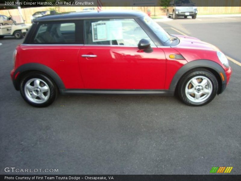 Chili Red / Grey/Black 2008 Mini Cooper Hardtop