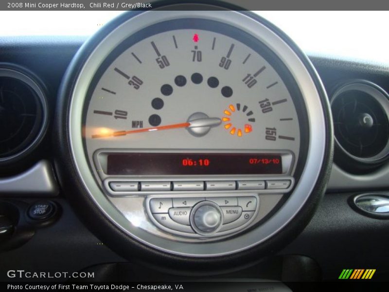 Chili Red / Grey/Black 2008 Mini Cooper Hardtop