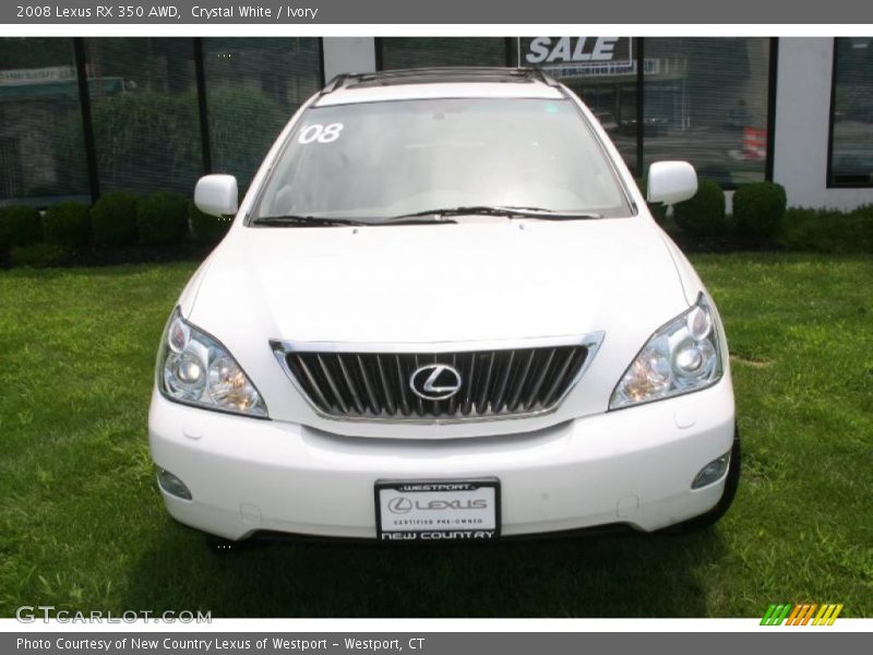 Crystal White / Ivory 2008 Lexus RX 350 AWD