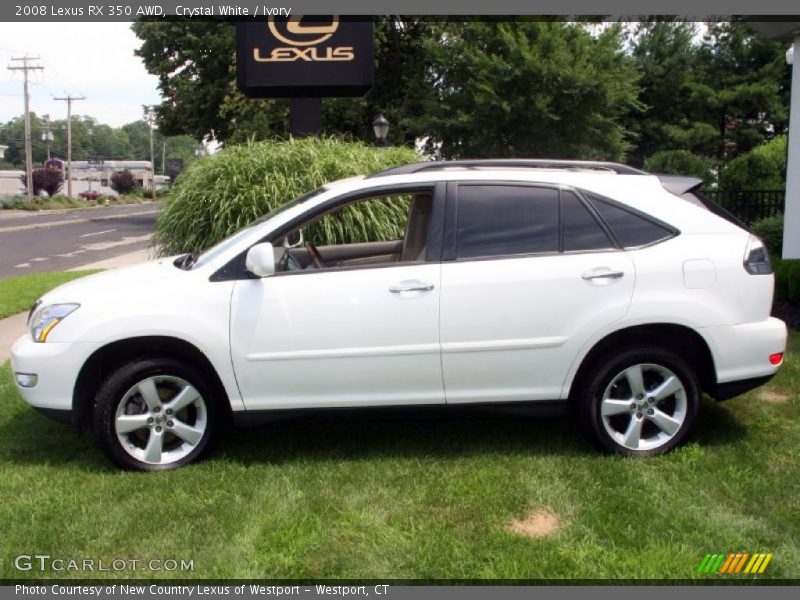 Crystal White / Ivory 2008 Lexus RX 350 AWD