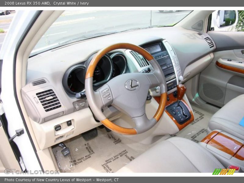 Crystal White / Ivory 2008 Lexus RX 350 AWD