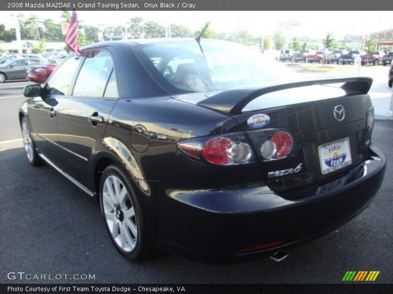 Onyx Black / Gray 2008 Mazda MAZDA6 s Grand Touring Sedan