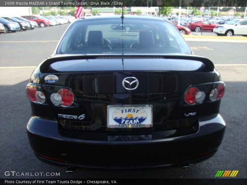 Onyx Black / Gray 2008 Mazda MAZDA6 s Grand Touring Sedan