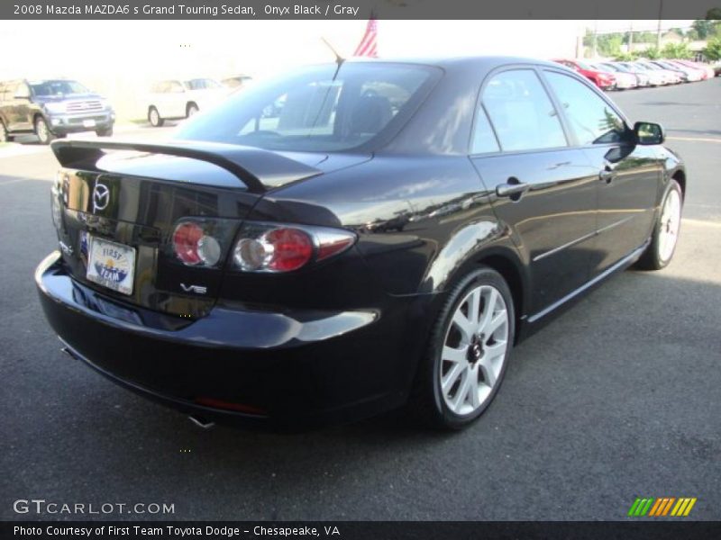 Onyx Black / Gray 2008 Mazda MAZDA6 s Grand Touring Sedan