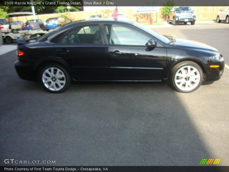 Onyx Black / Gray 2008 Mazda MAZDA6 s Grand Touring Sedan