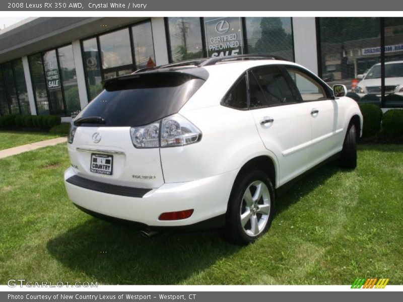 Crystal White / Ivory 2008 Lexus RX 350 AWD