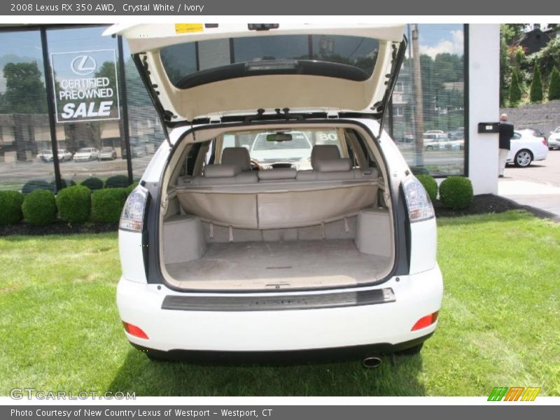 Crystal White / Ivory 2008 Lexus RX 350 AWD