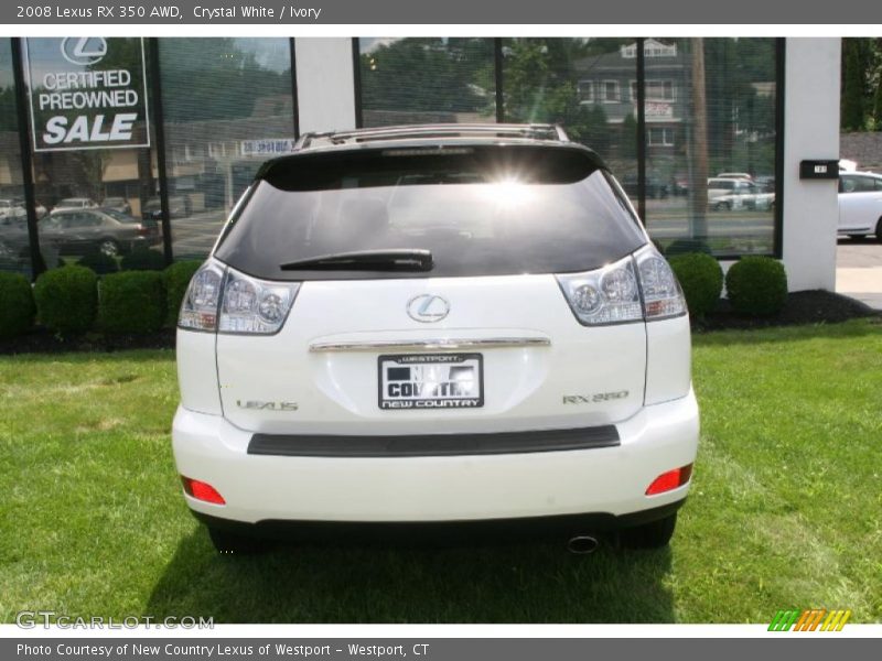 Crystal White / Ivory 2008 Lexus RX 350 AWD