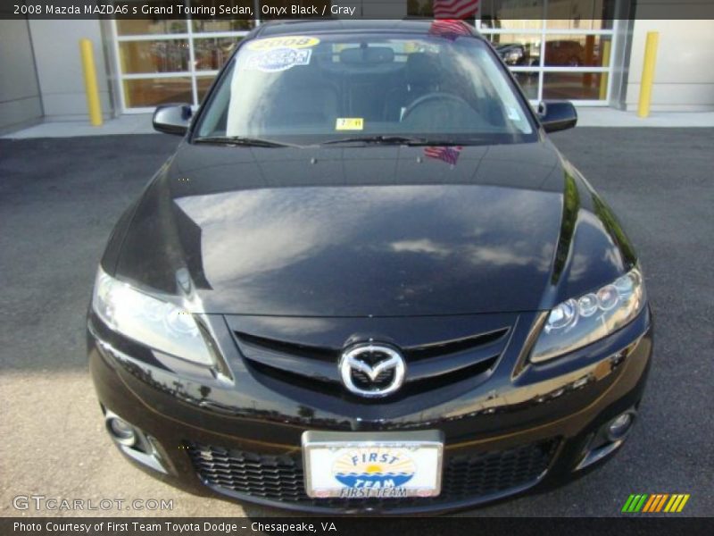Onyx Black / Gray 2008 Mazda MAZDA6 s Grand Touring Sedan