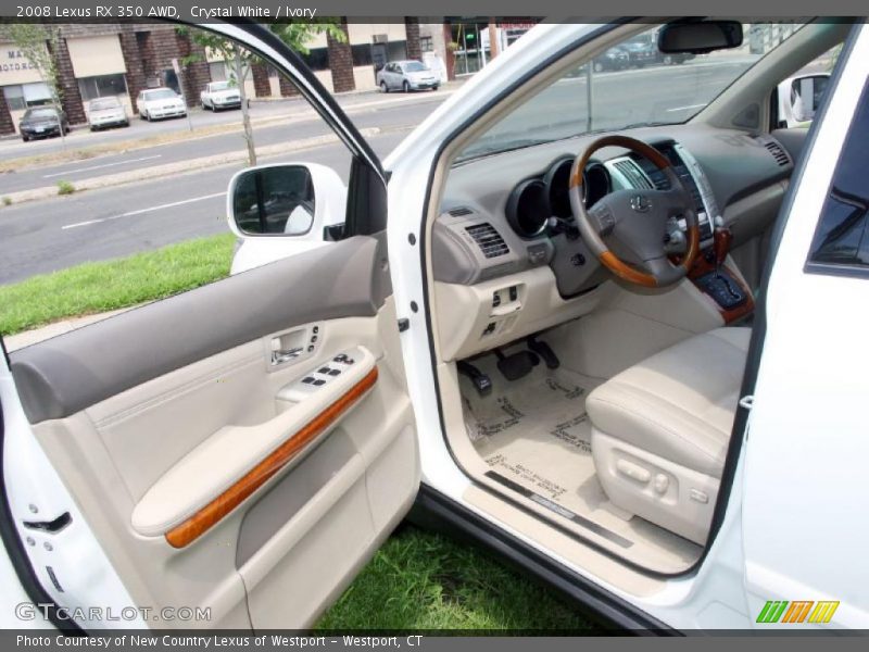 Crystal White / Ivory 2008 Lexus RX 350 AWD