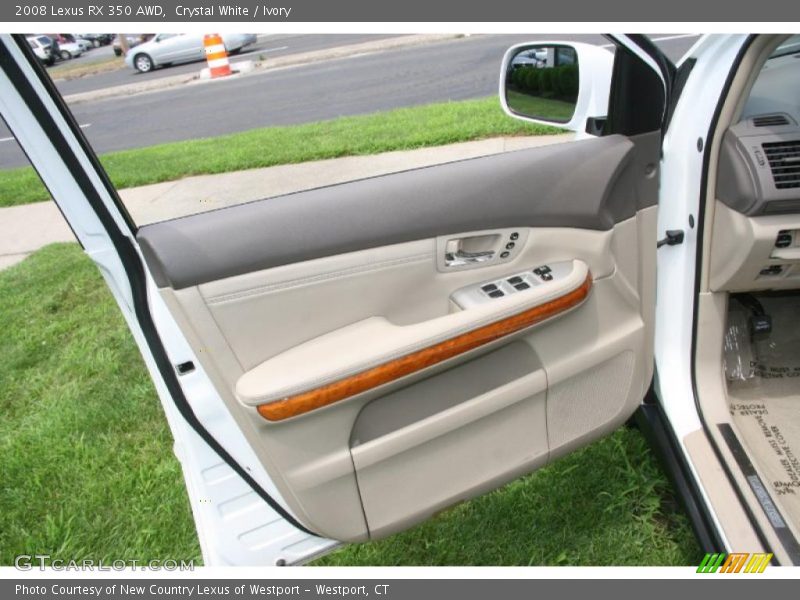 Crystal White / Ivory 2008 Lexus RX 350 AWD