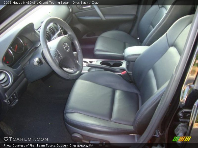 Onyx Black / Gray 2008 Mazda MAZDA6 s Grand Touring Sedan