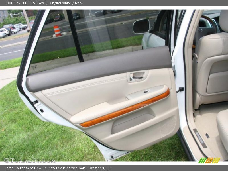 Crystal White / Ivory 2008 Lexus RX 350 AWD