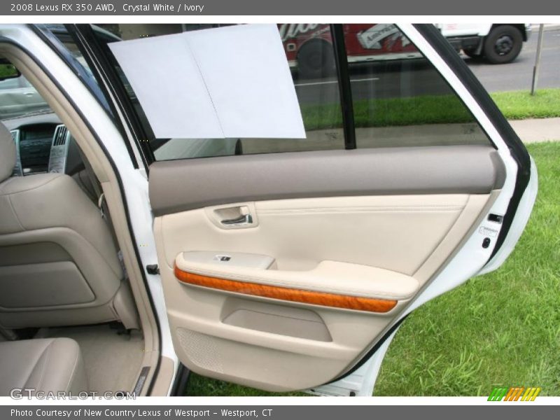 Crystal White / Ivory 2008 Lexus RX 350 AWD