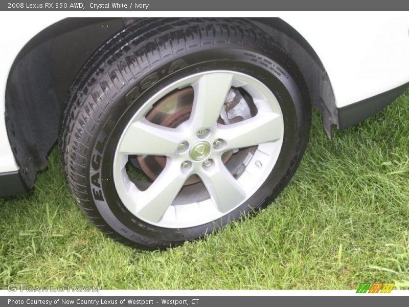 Crystal White / Ivory 2008 Lexus RX 350 AWD