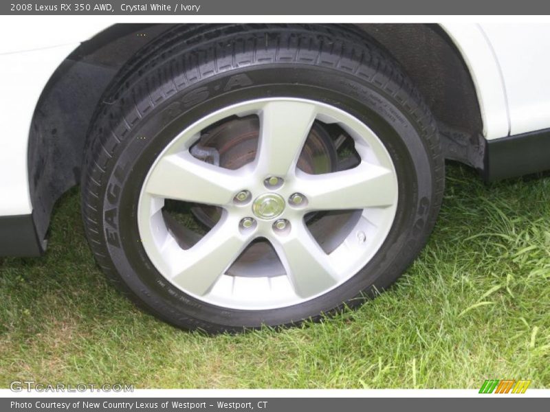 Crystal White / Ivory 2008 Lexus RX 350 AWD