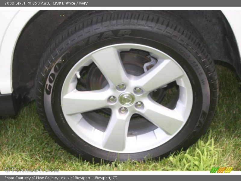 Crystal White / Ivory 2008 Lexus RX 350 AWD