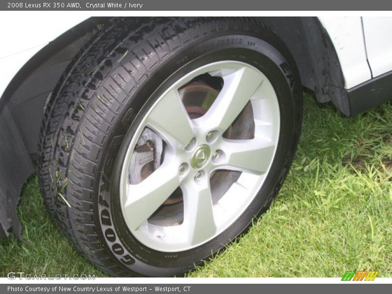 Crystal White / Ivory 2008 Lexus RX 350 AWD