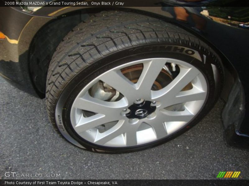 Onyx Black / Gray 2008 Mazda MAZDA6 s Grand Touring Sedan